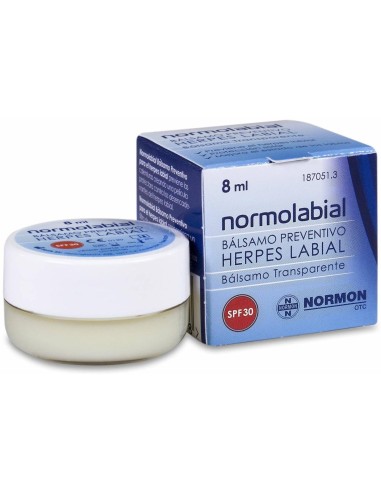 Normolabial Bálsamo Preventivo Herpes Labial, 8 Ml