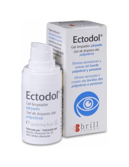 Ectodol Gel Limpiador De Párpados, 15 Ml