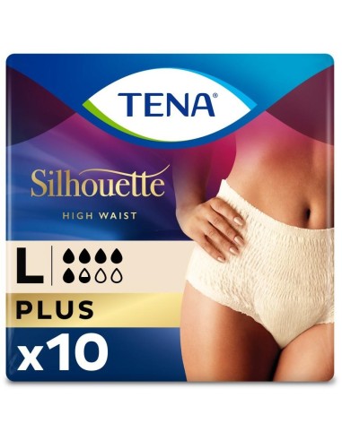 Tena Silhouette Crema Cintura Alta Braga T-L