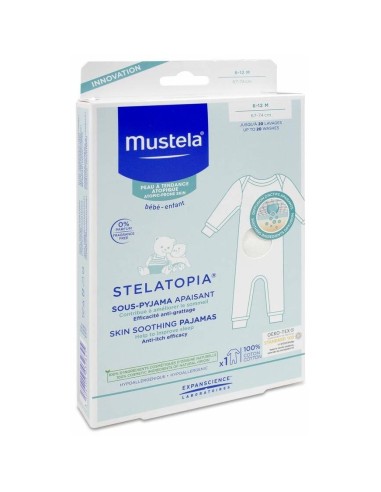 Mustela Stelatopia Pijama Calmante 6-12 Meses 100% Algodón