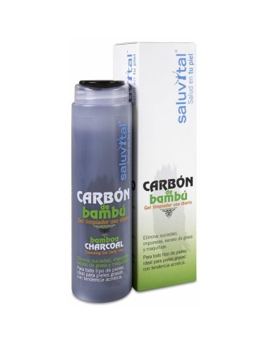 Badimor Gel Carbón De Bambú Limpiador Facial, 200 Ml
