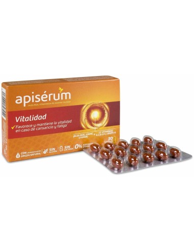 Apisérum Vitalidad, 30 Cápsulas