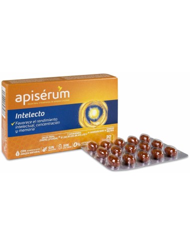 Apisérum Intelecto Cápsulas, 30 Cápsulas