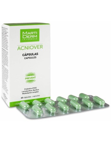 Martiderm Acniover Cápsulas, 60 Uds