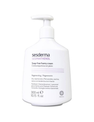 Sesdema Sespanthenol Crema Espumosa Sin Jabón, 300 Ml