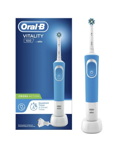 Oral-B Vitality 100 Cross Action Cepillo Eléctrico Azul,...
