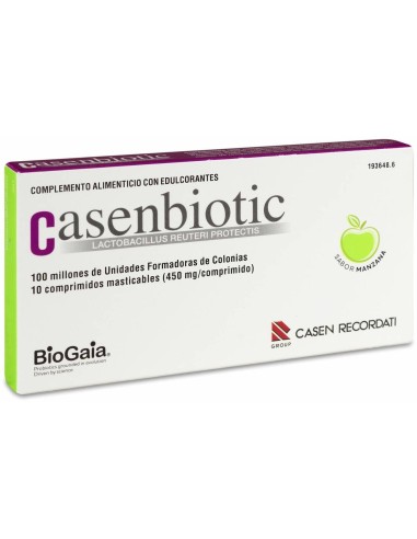 Casenbiotic Manzana, 10 Comprimidos