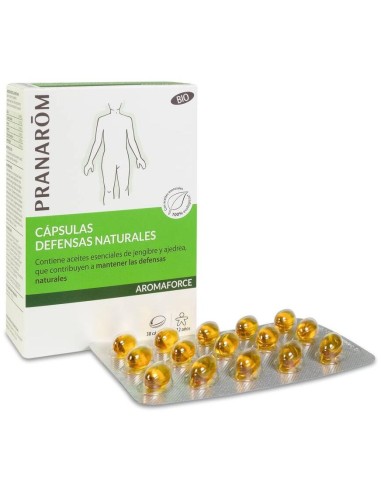Pranarôm Aromaforce Cápsulas Defensas Naturales Bio 30Uds
