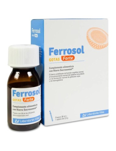 Ferrosol Gotas Forte, 30 Ml + Sobre 2,5 G