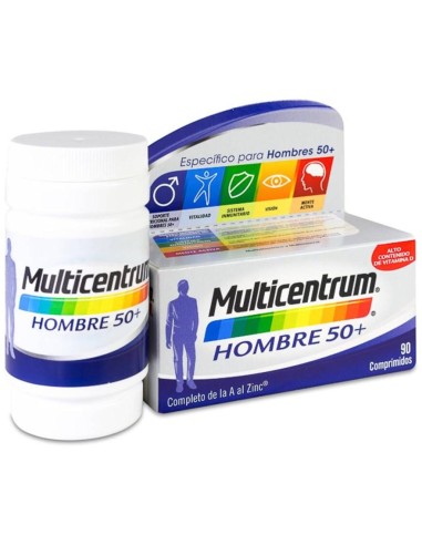 Multicentrum Hombre 50+, 90 Comprimidos