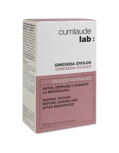 Cumlaude Gineseda Óvulos Vaginales, 10 X 3 Gramos