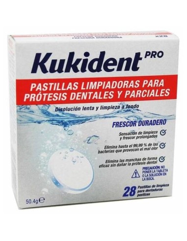 Kukident Pastillas Limpiadoras, 28 Unidades