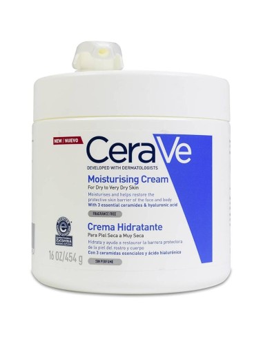 Cerave Crema Hidratante Con Pompa 1 Envase 340 G