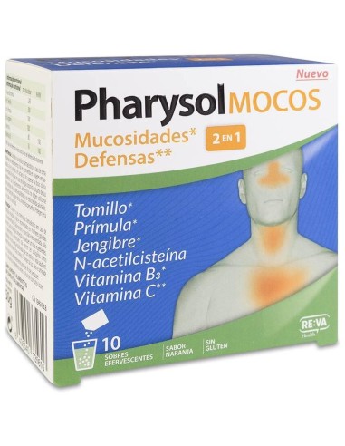 Pharysol Sobres Efervescentes Mucosidades Y Defensas 10...