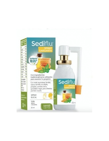 Santé Verte Sediflu Spray Garganta, 15 Ml