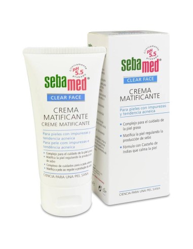 Sebamed Clear Face Crema Matificante, 50 Ml