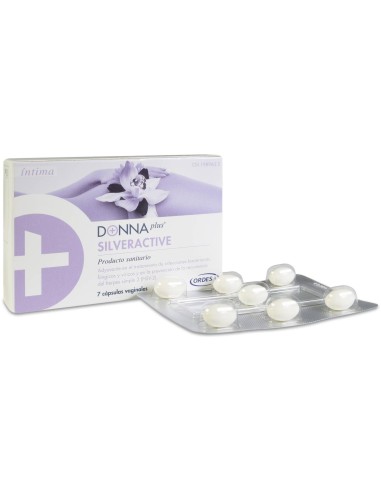 Ordesa Donnaplus+ Silveractive, 7 Cápsulas Vaginales