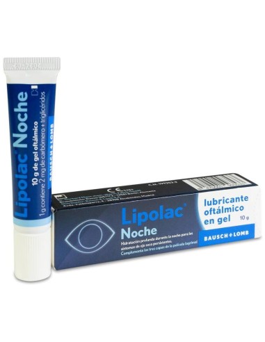 Lipolac Noche Gel Lubricante Ocular 10G