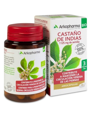 Arkocápsulas Castaño De Indias Bio, 45 Cápsulas