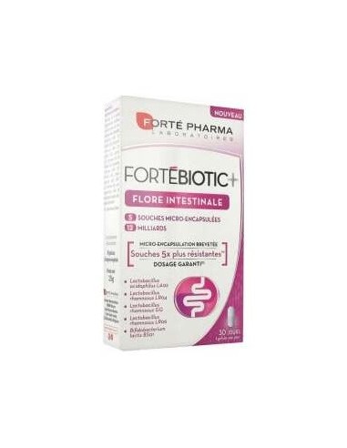 Forté Pharma Fortébiotic+ Flora Intestinal, 30 Cápsulas 2