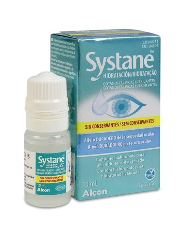 Systane Hidratación Gotas Oftálmicas Sin Conservantes, 10 Ml