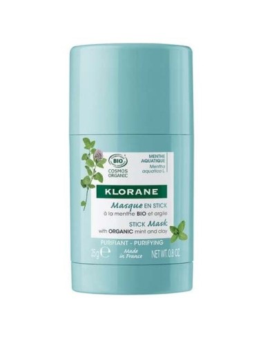 Klorane Mascarilla En Stick A La Menta Acuática Bio Y... 2