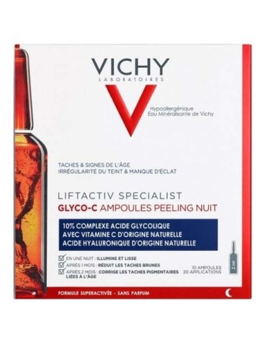 Vichy Liftactiv Specialist Glyco-C Peeling Noche 10 Ampollas