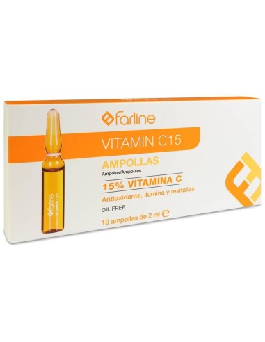 Farline Vitamin C15 Ampollas, 10 Ampollas