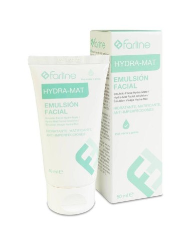 Farline Hydra-Mat Emulsión Facial, 50 Ml