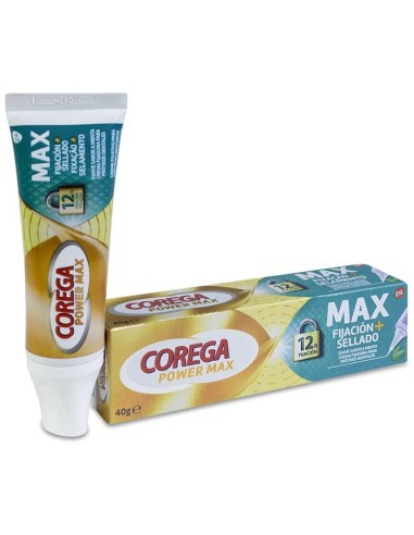 Corega Max Fijación Y Sellado, 40 G
