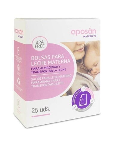 Aposan Bolsas Para Leche Materna Maternity 25Uds