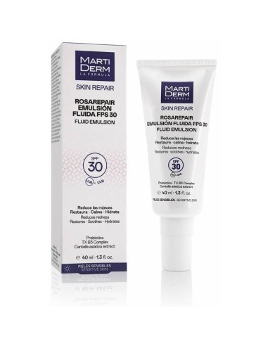 Martiderm Rosarepair Emulsión Fluida Spf 30+, 40 Ml
