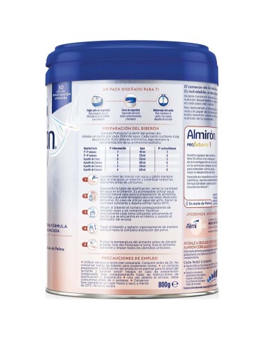 Almirón Profutura 1 Leche Para Lactantes 800G