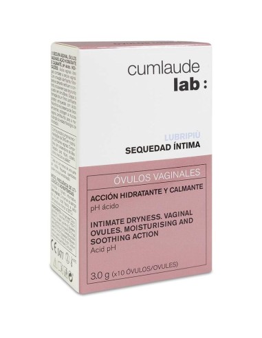 Cumlaude Lab Lubripiù Sequedad Íntima Óvulos Vaginales 10Uds