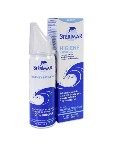 Stérimar Limpieza Nasal Agua De Mar Uso Diario, 50 Ml