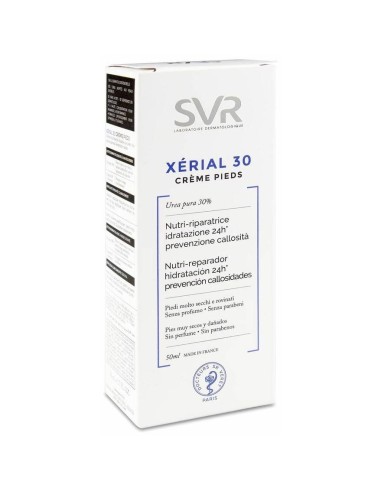 Svr Xerial 30 Crema Pies Secos, 50 Ml