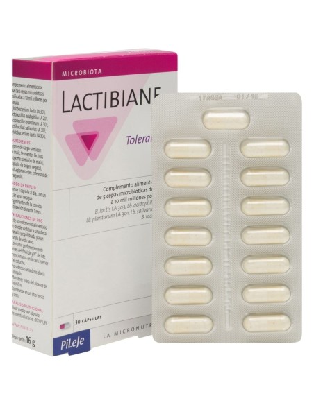 Lactibiane Tolérance Cápsulas, 30 Cápsulas