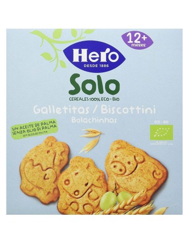 Hero Baby Solo Galletitas De Cereales 100% Eco-Bio, 100 G