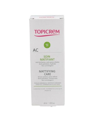Topicrem Ac Cuidado Matificante, 40 Ml