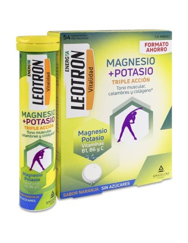 Leotron Magnesio + Potasio, 54 Comprimidos