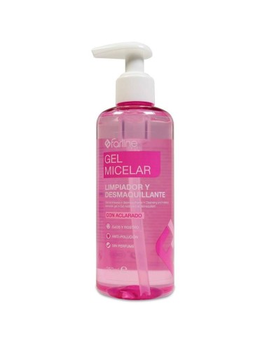 Farline Gel Micelar Para Limpieza Facial, 250 Ml