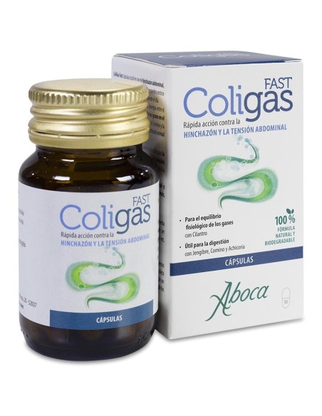 Aboca Coligas Fast, 30 Cápsulas