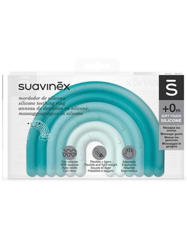 Suavinex Mordedor De Silicona Etapa 1, 1 Unidad