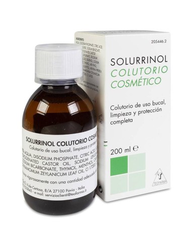 Teofarma Solurrinol Colutorio Cosmético 200Ml