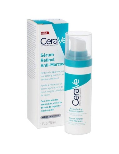 Cerave Resurfacing Sérum Anti-Marcas Con Retinol, 30 Ml