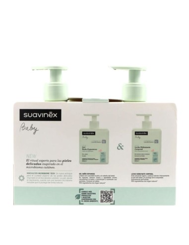Suavinex pack Gel-Baño espumoso 500 ml + Leche hidratante... 2