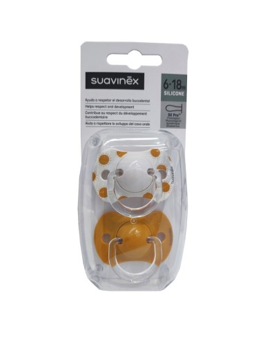 Suavinex Chupete silicona tetina fisiológica SX Pro 6-18... 2