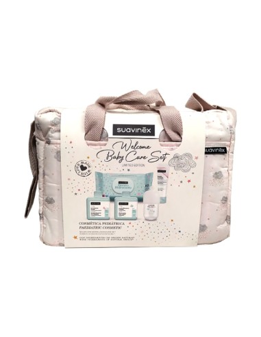 Bolso welcome baby care set dreams rosa Suavinex.