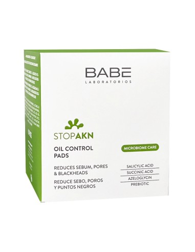Babe Stop AKN oil control pads. 60 unidades