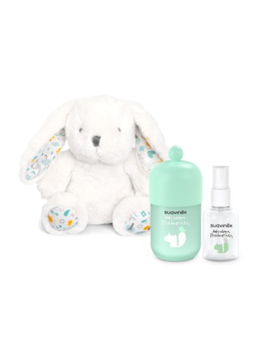 Regalo Bebé Suavinex Baby Cologne Memories con peluche.